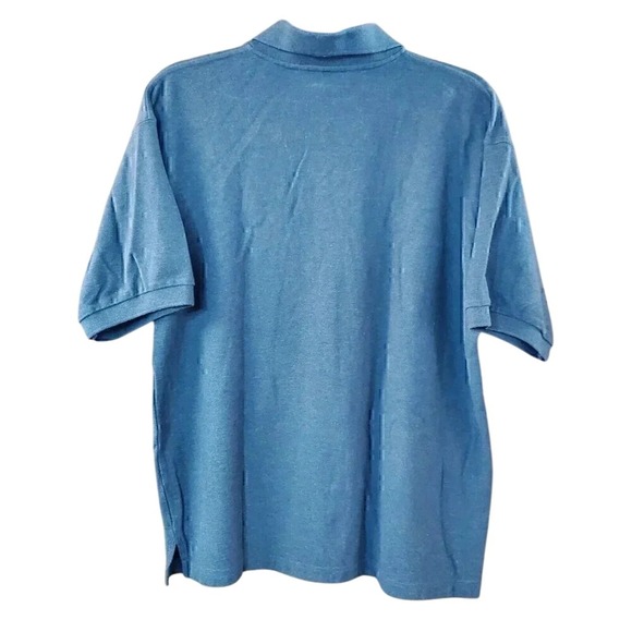 Jockey Mens Polo Shirt Blue XL Short Sleeve Embroidered Logo Button Up Top - Picture 2 of 11